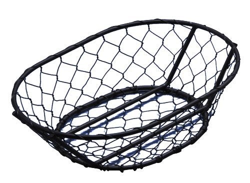 American Metalcraft WIR4 Baskets, 9.625" Length x 6.625" Width, Black - Image 4