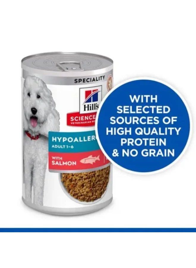 Hills Hill’s Science Plan Hypoallergenic Wet Dog Food with Salmon for Adult Dogs - 363g - Image 4
