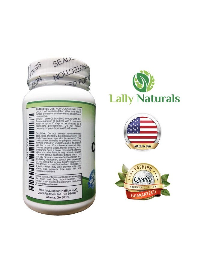 Lally Naturals Cape Aloe 450 Mg Detox Cape Ferox Capsules Natural Laxative Nongmo African Cape Aloe Pills Natural Relief Aloe Ferox Whole Leaf Capsules (90 Capsules)  - Image 4