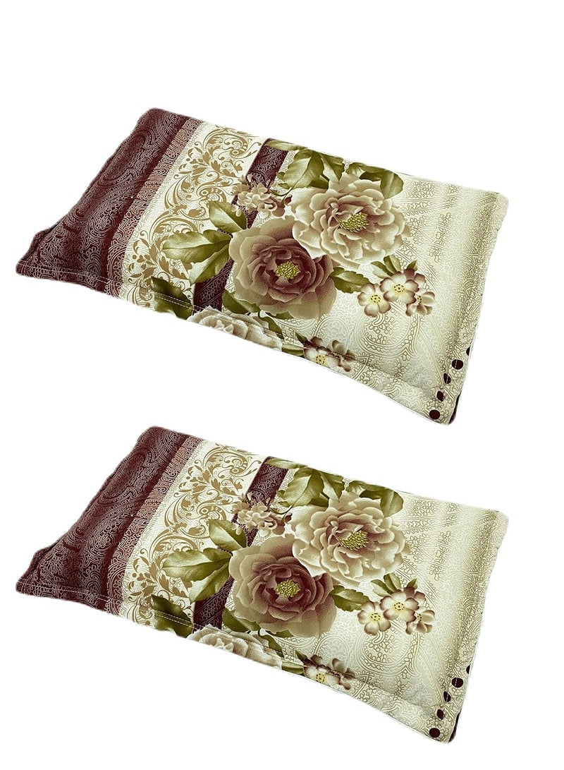 Sleep night Floral 2 Piece Pillow Case Set 50x75cm - Image 1