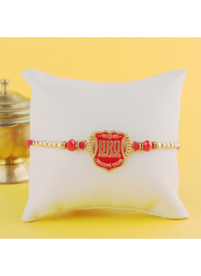CHERKRAFT - CHERKRAFT Bro Rakhi for Brother Rakshabandhan Rakhi Thread - 125 - Image 1