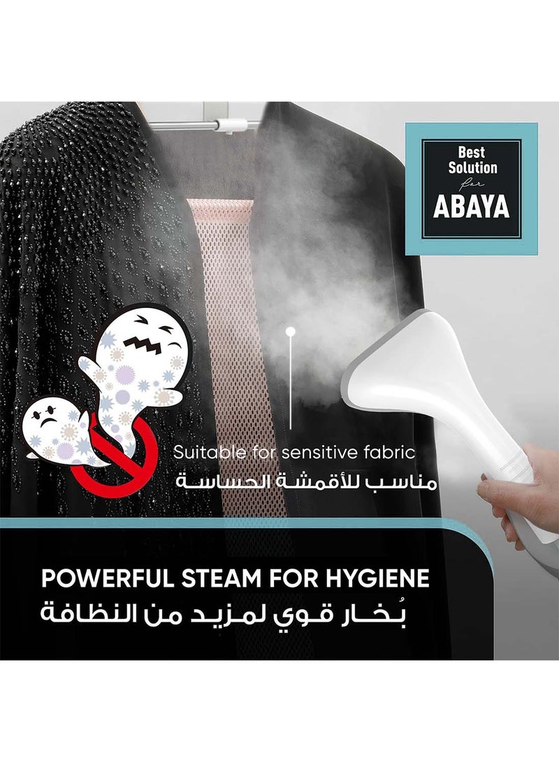 NIKAI Garment Steamer , 10 Steam Levels, 55 Min Continues Steam, 2-In-1 Double Aluminium Extendable Poles And Ironing Board, Thermostat Protection, Suit Hanger, 45 Sec Preheat 2 L 1950 W NGS292AB Silver/Grey - Image 3