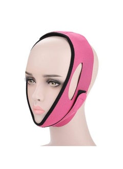 Sonew Face Bandage Facial Slimming Mask Facial Belt For Face Care Thin Neck Facelift Double Chin For Women(Rose Red)  - Image 2