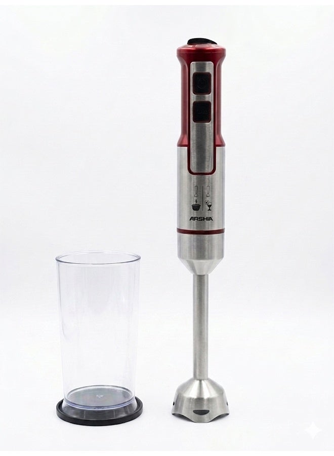 Arshia Hand Blender 600 Watt, 4 Stainless Steel Blades, AS2304-8054 - Image 1