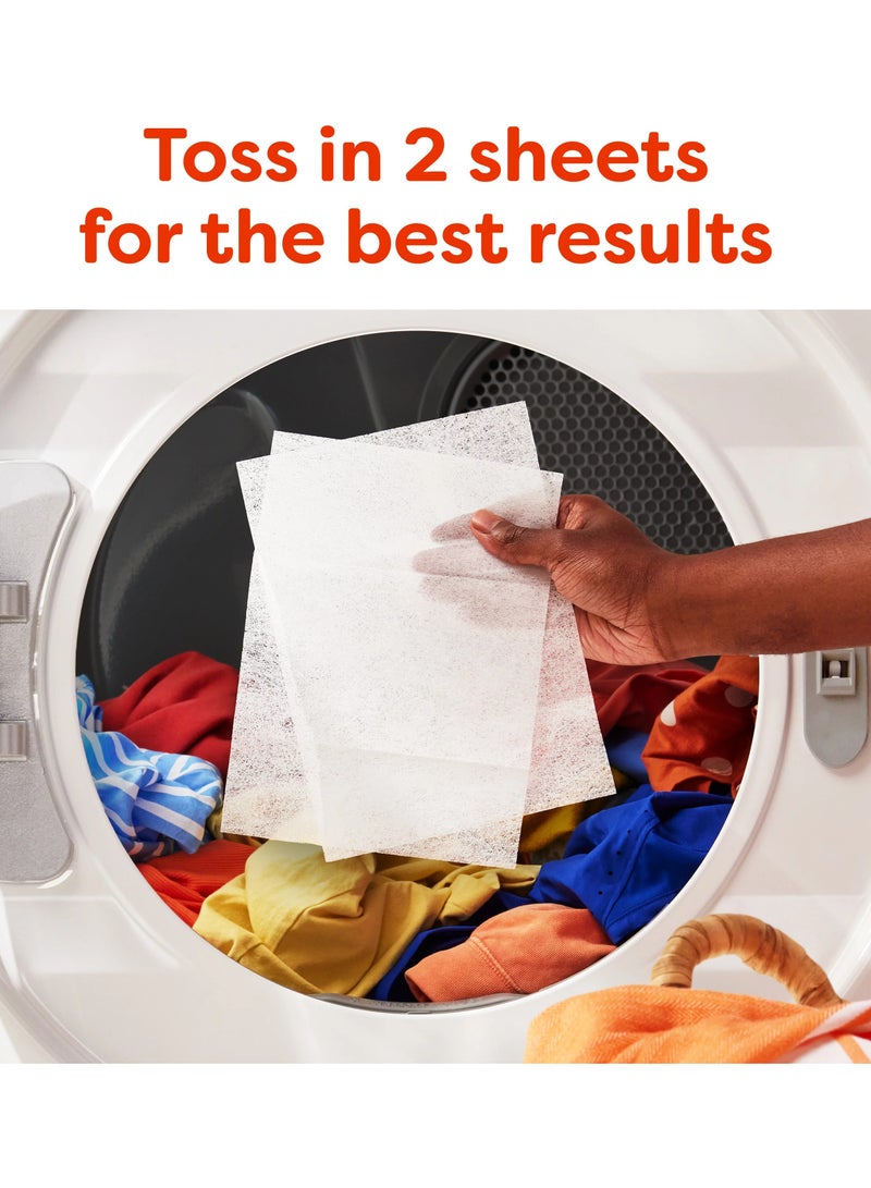 Bounce 160 Sheets   Descaler Dryer Sheets Toss Away Wrinkles & Static - Image 2