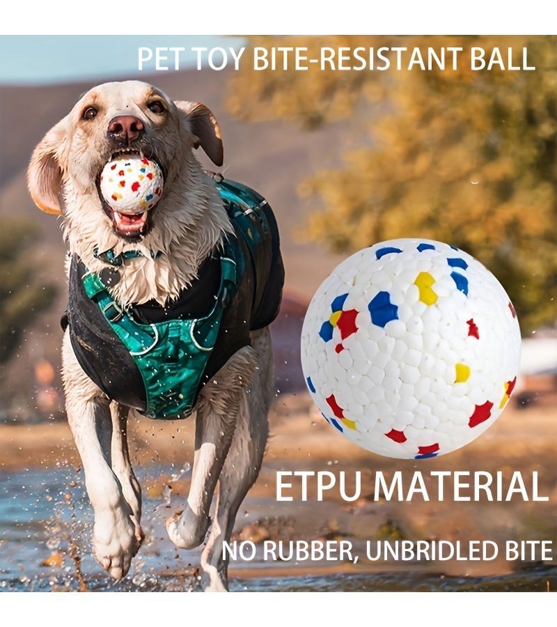 6 Piece Set ETPU High Performance Elastic Balls Durable Chew Resistant Dog Toys For Dogs That Love To Bite Ideal For Indoor Or Outdoor Pet Activities - Image 3