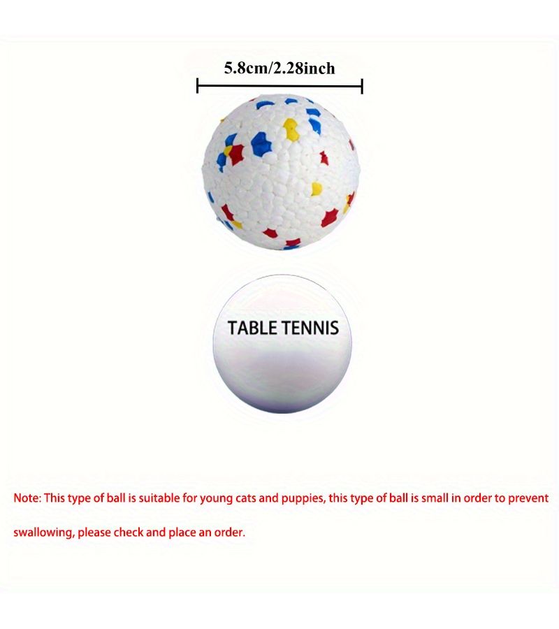 6 Piece Set ETPU High Performance Elastic Balls Durable Chew Resistant Dog Toys For Dogs That Love To Bite Ideal For Indoor Or Outdoor Pet Activities - Image 5