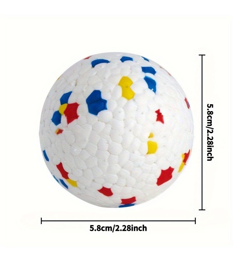 6 Piece Set ETPU High Performance Elastic Balls Durable Chew Resistant Dog Toys For Dogs That Love To Bite Ideal For Indoor Or Outdoor Pet Activities - Image 4