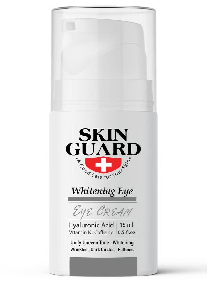 SKIN GUARD Hyaluronic Acid Whitening Eye Cream – 15ml  - Image 1