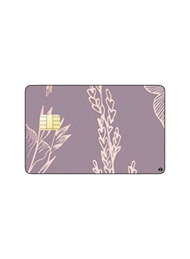 RKN PRINTED BANK CARD STICKER Beautiful Flowers Drawings - Image 2