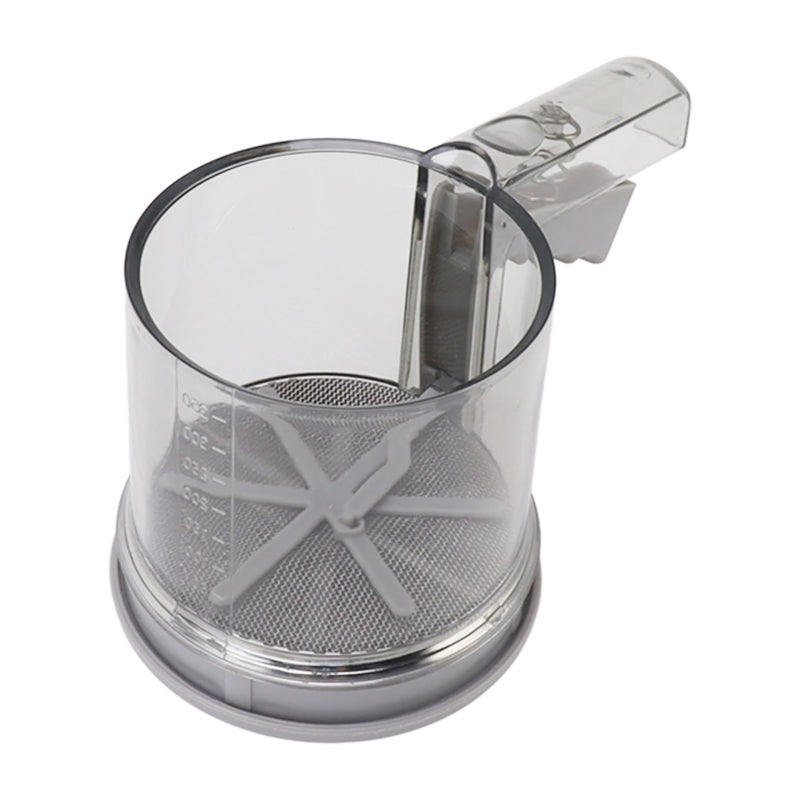2 Tier Adjustable Flour Sifter Fine Mesh Kitchen Baking Powder Sugar One Hand Press Crank - Image 4