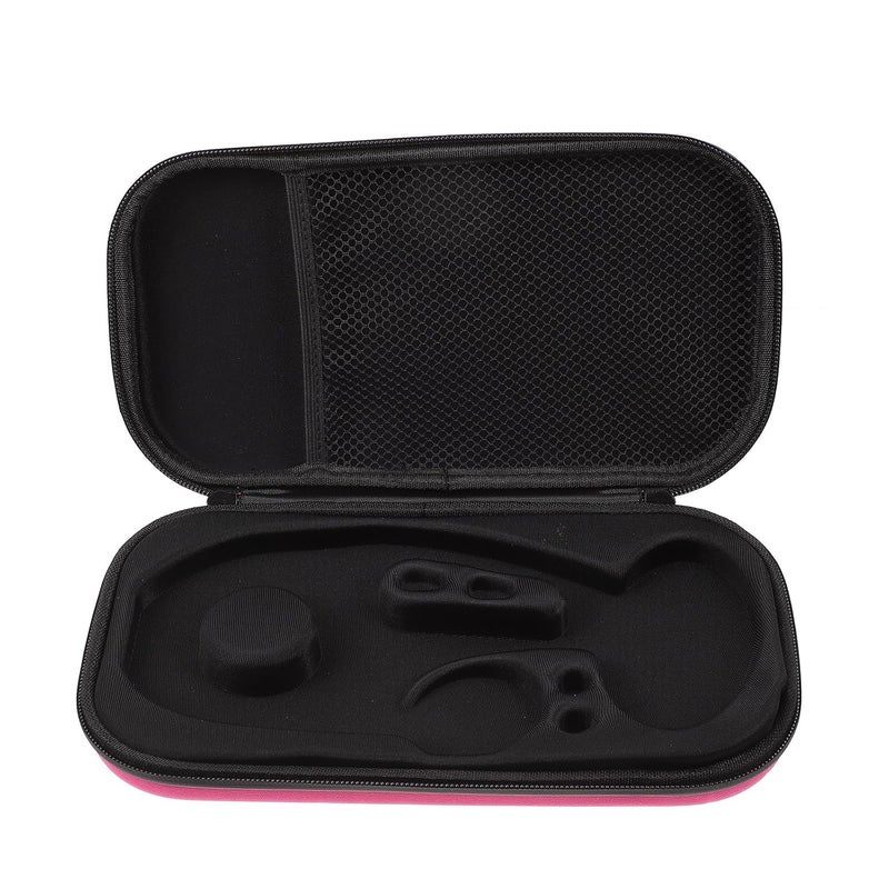 Portable Pink Stethoscope Case Organizer, Multifunctional Eva Hard Stethoscope Storage Box with Pouch for Home and Nurse Use - Image 1
