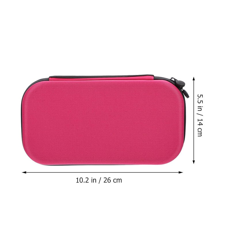 Portable Pink Stethoscope Case Organizer, Multifunctional Eva Hard Stethoscope Storage Box with Pouch for Home and Nurse Use - Image 2