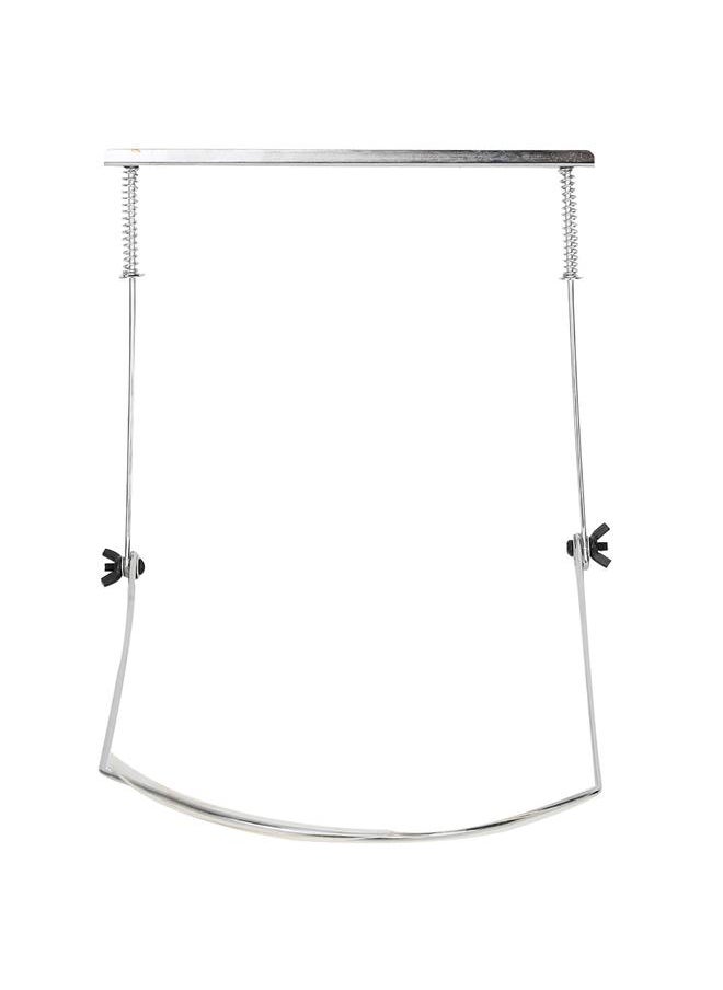 Thoraya 24‑Hole Harmonica Stand Adjustable Neck Bracket Musical Wind Instrument AccessoriesSilver  - Image 3