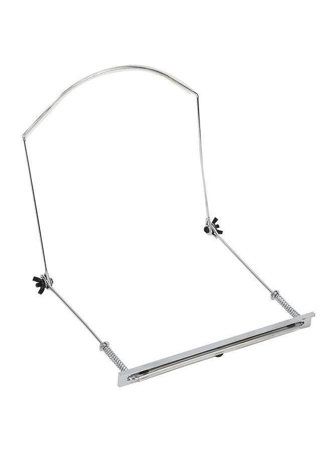 Thoraya 24‑Hole Harmonica Stand Adjustable Neck Bracket Musical Wind Instrument AccessoriesSilver  - Image 5