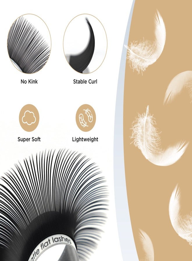 LASHVIEW Eyelash Extensions,Ellipse Flat Eyelash Extensions 0.15mm D Curl 11mm,Mink Black,Individual Lashes,Super Matte Extremely Soft Professional Salon Use - Image 4