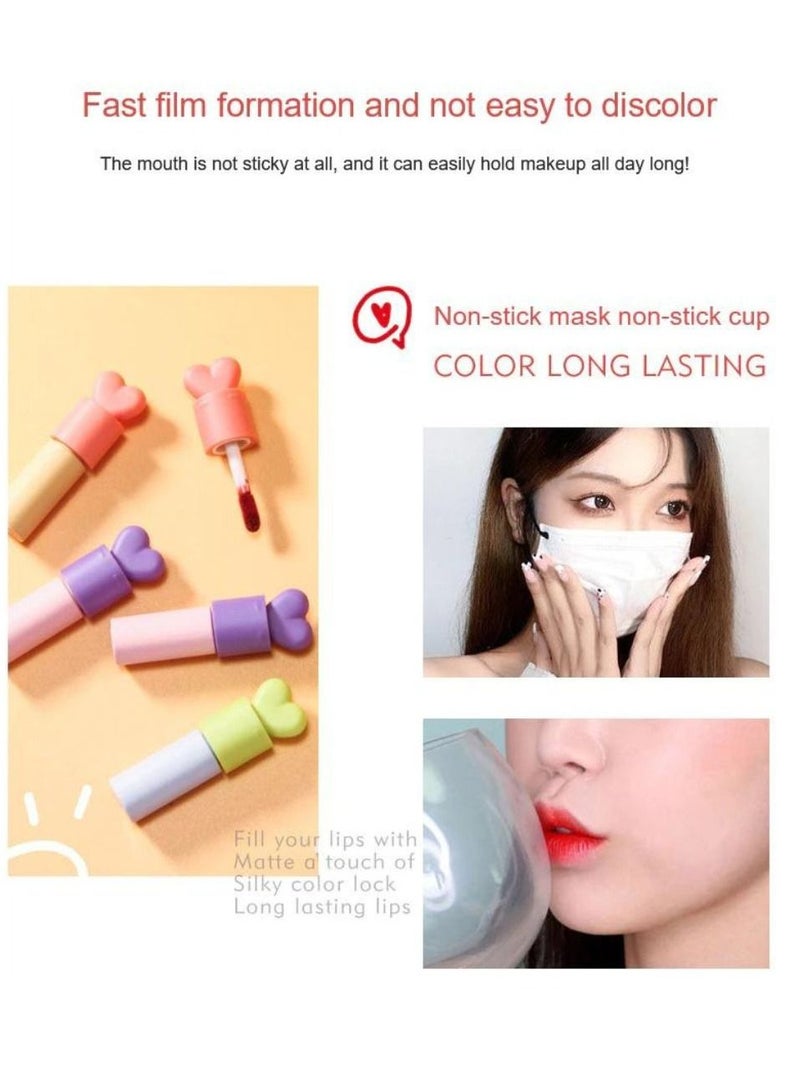 MANSLY Lipgloss Dual color Silky Velvet Red Stay on Waterproof Lipgloss - Image 5