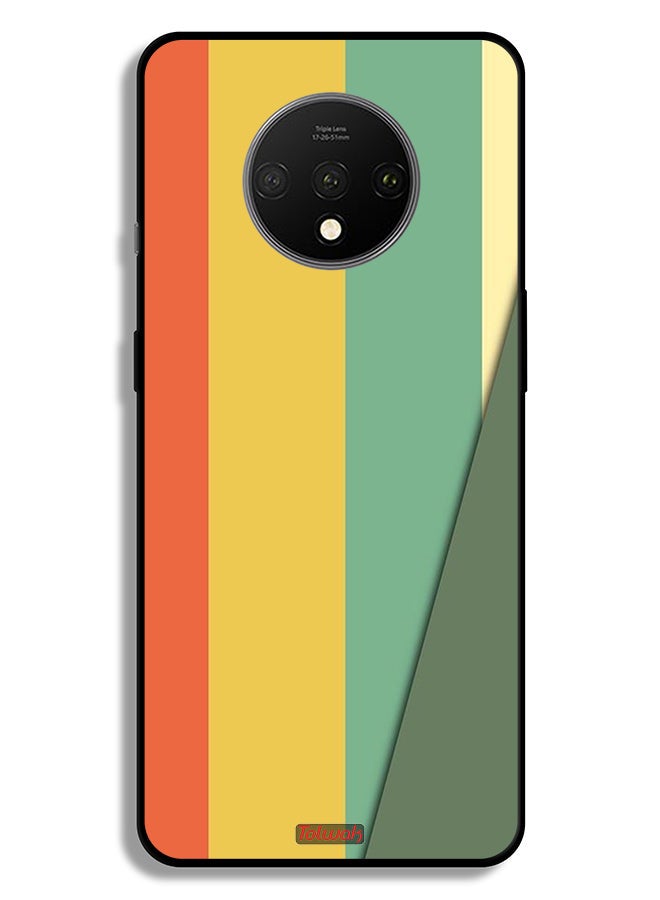 Tolwak OnePlus 7T Protective Case Cover Simple Pattern - Image 2