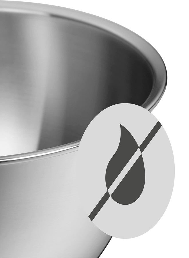 WMF 645709990 Gourmet Bowl Set for Kitchen 4-Piece, Cromargan Stainless Steel, Multifunctional, Mixing Bowl, Serving Bowl, Stackable - Image 5
