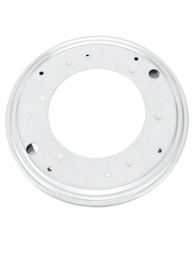 MOUYAT 4 Pack 12 Inch Lazy Susan Hardware, 1100lbs Capacity 5/16 Thick Heavy Duty Ball Bearings Turntable Base with Rubber Pads for 360 Degree Rotating Table, Display Plate, Serving Tray, Silver - Image 5