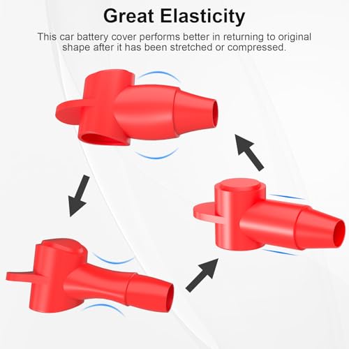 BetyBedy 10 Pack Silicone Battery Terminal Covers for 10-4AWG Wire, Insulated Battery Terminal Protectors for 1/4", 5/16", 3/8" Battery Post, Battery Stud and Power Junction Blocks Cover - Image 4