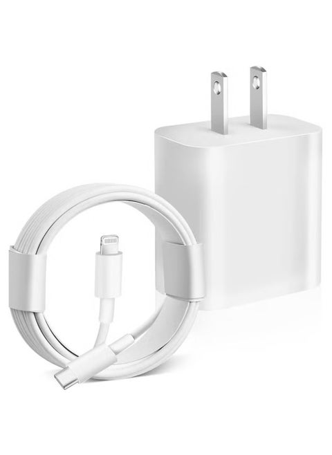 iPhone 13 Fast Charger【Apple MFi Certified】20W USB C Fast Charger Block PD Wall Plug Charger with 3FT Type C to Lightning Cable for iPhone 13/13 Pro/13 Pro Max/12/12 Pro/11/11 Pro/XS Max/XR/AirPods