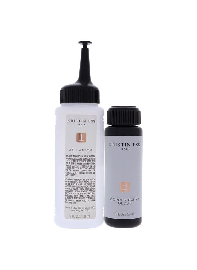 Kristin Ess Signature Hair Gloss - Copper Penny: Medium Copper Gold 