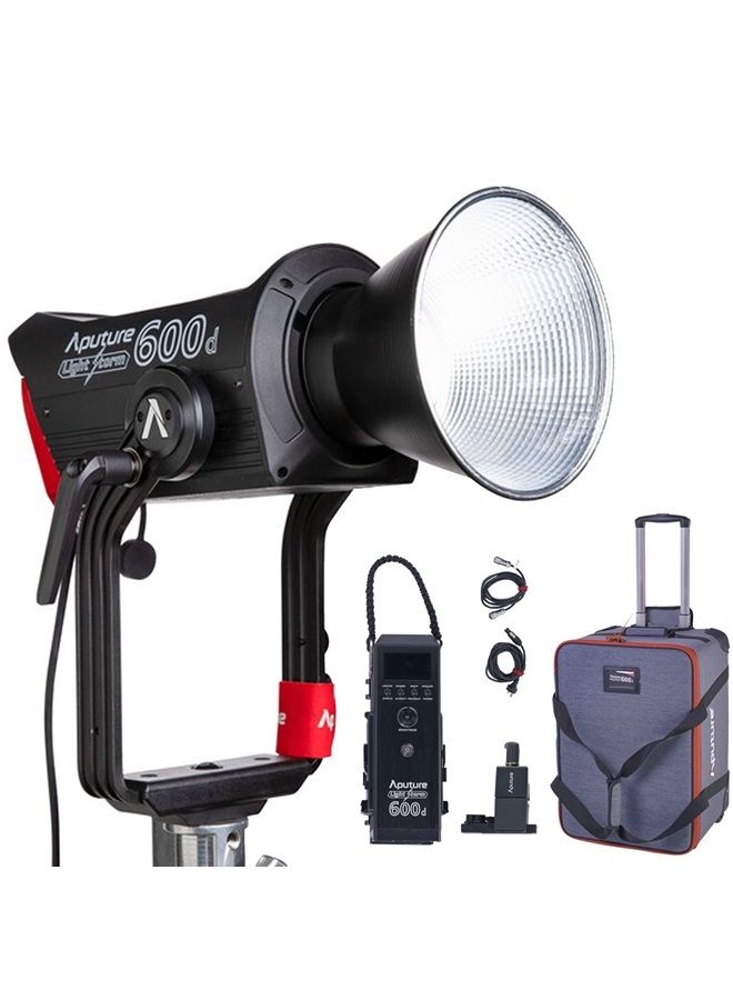 Aputure 600D Aputure LS 600D 600W Daylight LED Light (V-Mount),5600K,100,000Lux @1m with Lighting FX,Support App Control - Image 1
