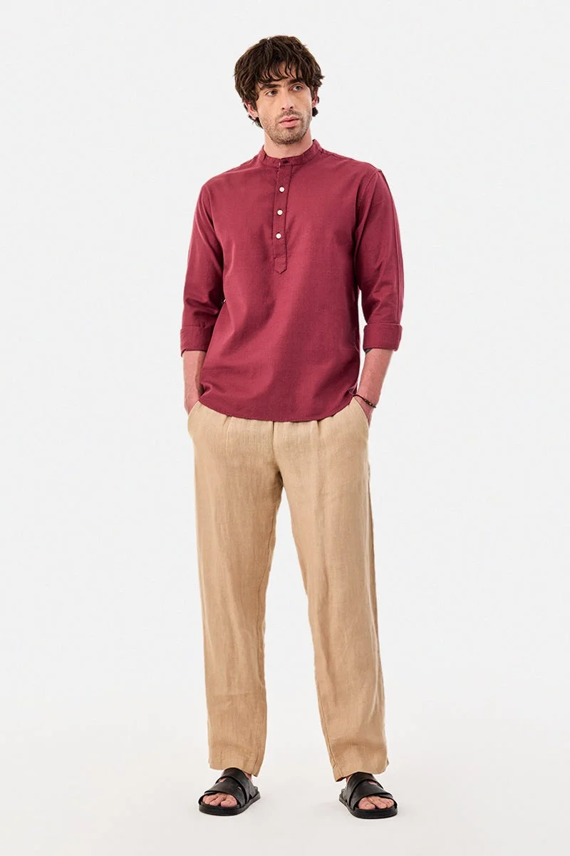 سنيتش قميص كورتا باللون الماندرين