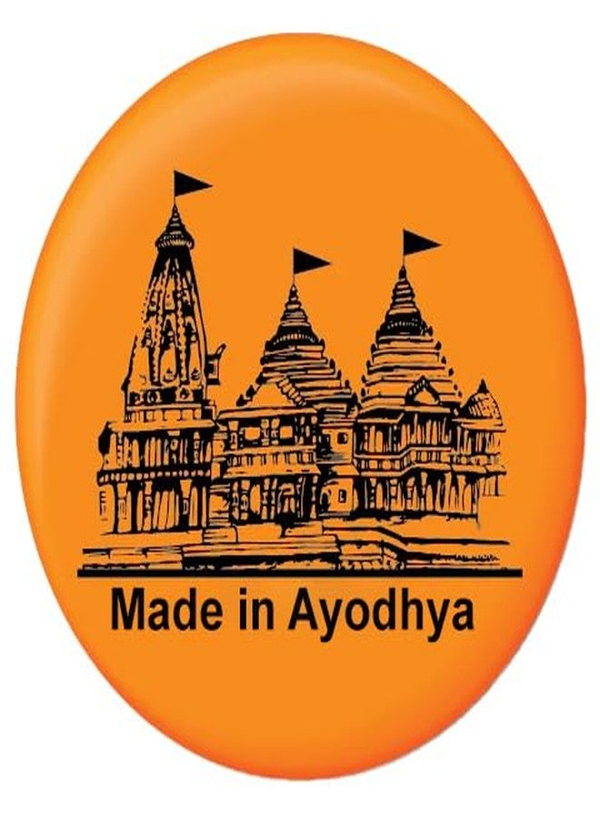 Awadh® Pure Cotton100% Saffron Gamcha Scarf For Male - 300 GSM Gomasa (Soft Towel Size - Full Size) Light Color Bhagwa Gamcha, UP Aguncha Orange- भगवा अगौचा, गमछा-2MTR - Image 5