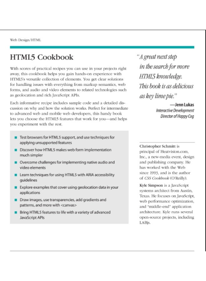 HTML5 Cookbook | Solutions & Examples for HTML5 Developers - Image 2