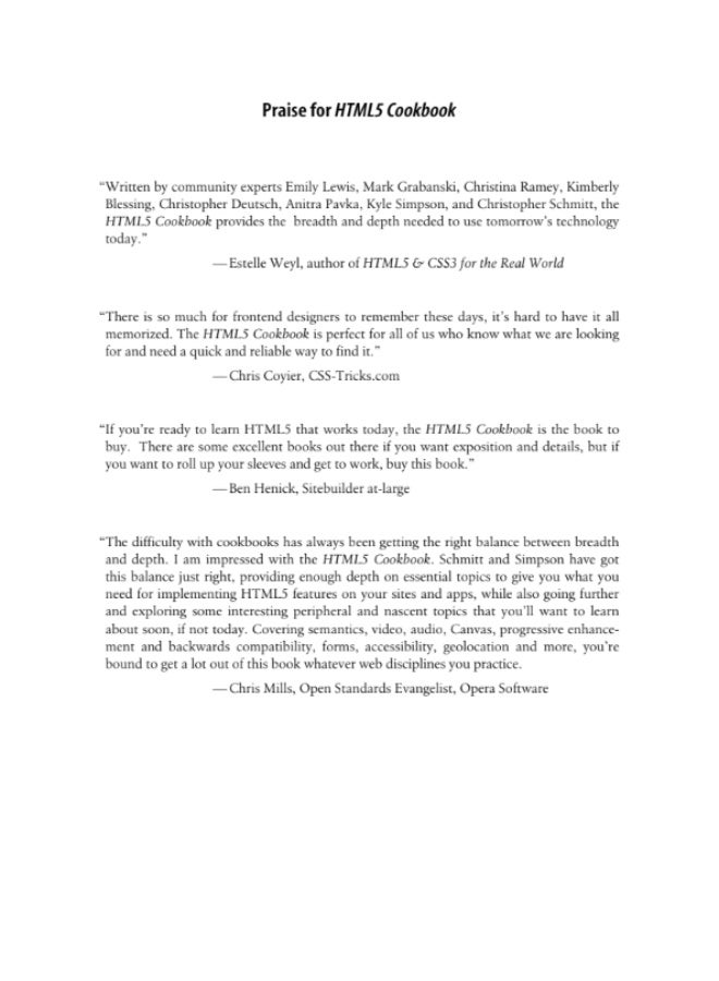 HTML5 Cookbook | Solutions & Examples for HTML5 Developers - Image 3