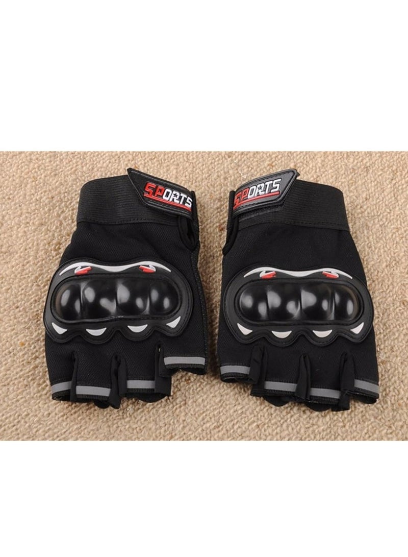 Winner Outdoor Cycling Equipment Hard Knuckle Fingerless Motorcycle and Workout Gloves for Men and Women - Ideal for Cycling, Biking, Weightlifting, Running, Hiking and Outdoor Sports - Image 2