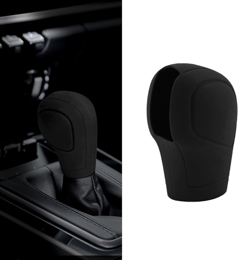 Zufoty Universal Silicone Gear Shift Knob Cover - Black - Image 1