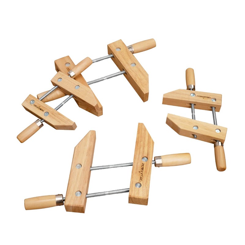 POWERTEC 71523 Wooden Handscrew Clamp â€“ 8 Inch | Hand Screw Clamps for Woodworking, 2PK - Image 4
