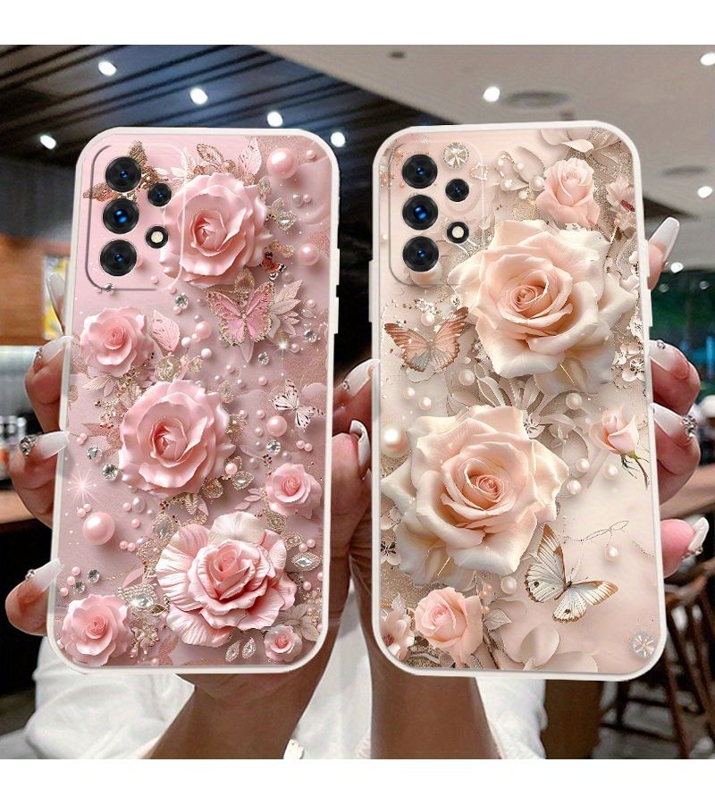 For Samsung Galaxy A15 5G Mixed Color 2 Shining Lovely Beautiful Flowers Phone Case Cover - Image 1