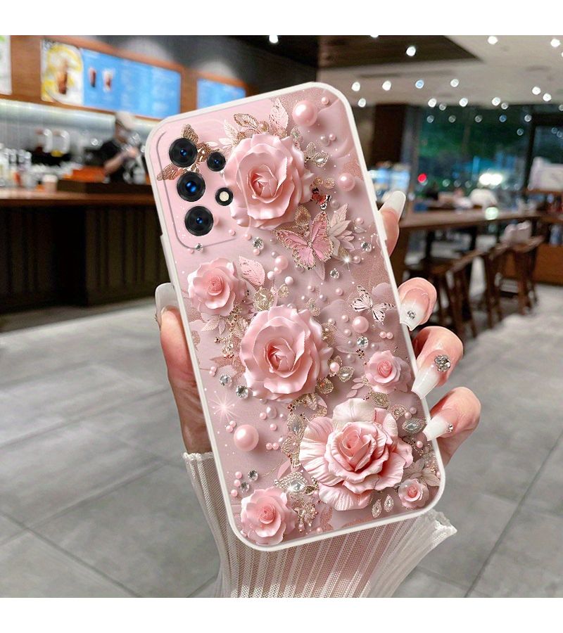 For Samsung Galaxy A15 5G Mixed Color 2 Shining Lovely Beautiful Flowers Phone Case Cover - Image 2