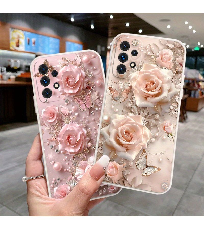 For Samsung Galaxy A15 5G Mixed Color 2 Shining Lovely Beautiful Flowers Phone Case Cover - Image 4