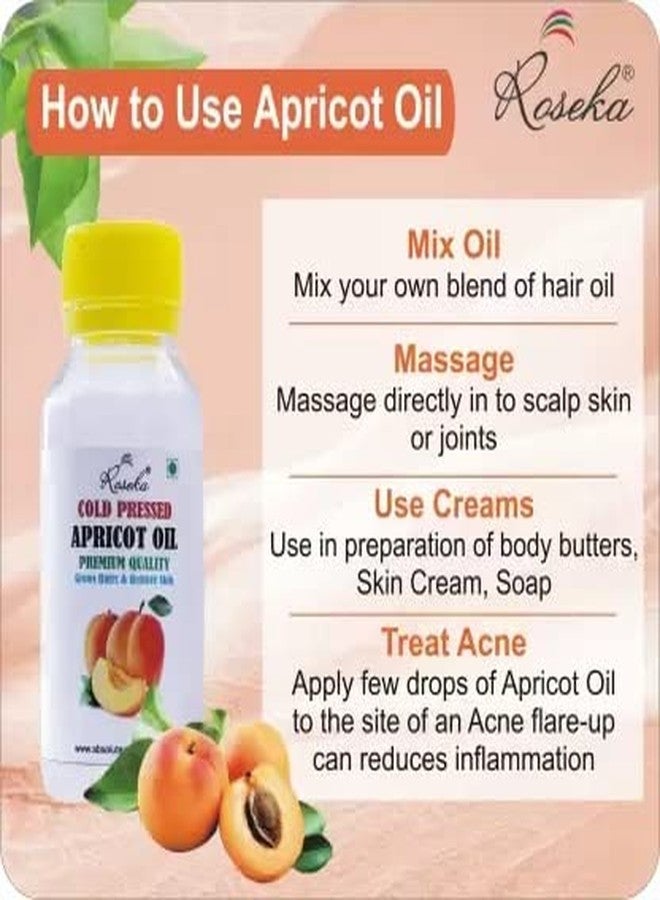 Roseka Combo of apricot (50ml) & castor oil (50ml) (100 ml) - Image 3