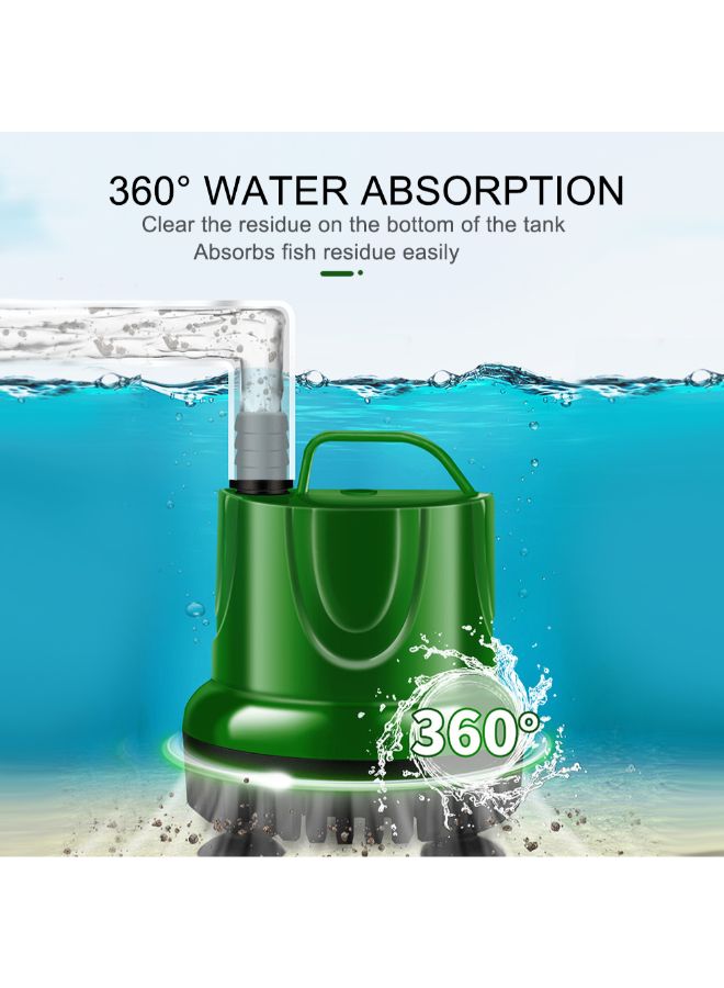 NIBEMINENT Submersible Electric Water Pump For Aquarium Fish Tank Green - Image 2