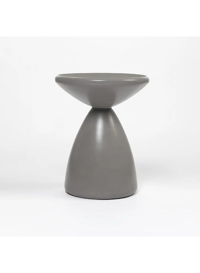 Home auraa Urban accent table , made of concrete , Sofa Side Table, Coffee Table, Urban Corner Small Table, Tea End table for Living Room, Outdoor, Bedroom - 46x37x37 cm - Image 3
