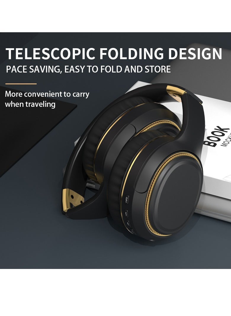 Music Pioneer - H6 ANC/ENC Noise Cancelling Headphones, Reduce Noise by Up to 98%, 16H Playtime, App Control, LDAC Hi-Res Wireless Audio, Comfortable Fit, Clear Calls, Bluetooth 5.3 - Image 1