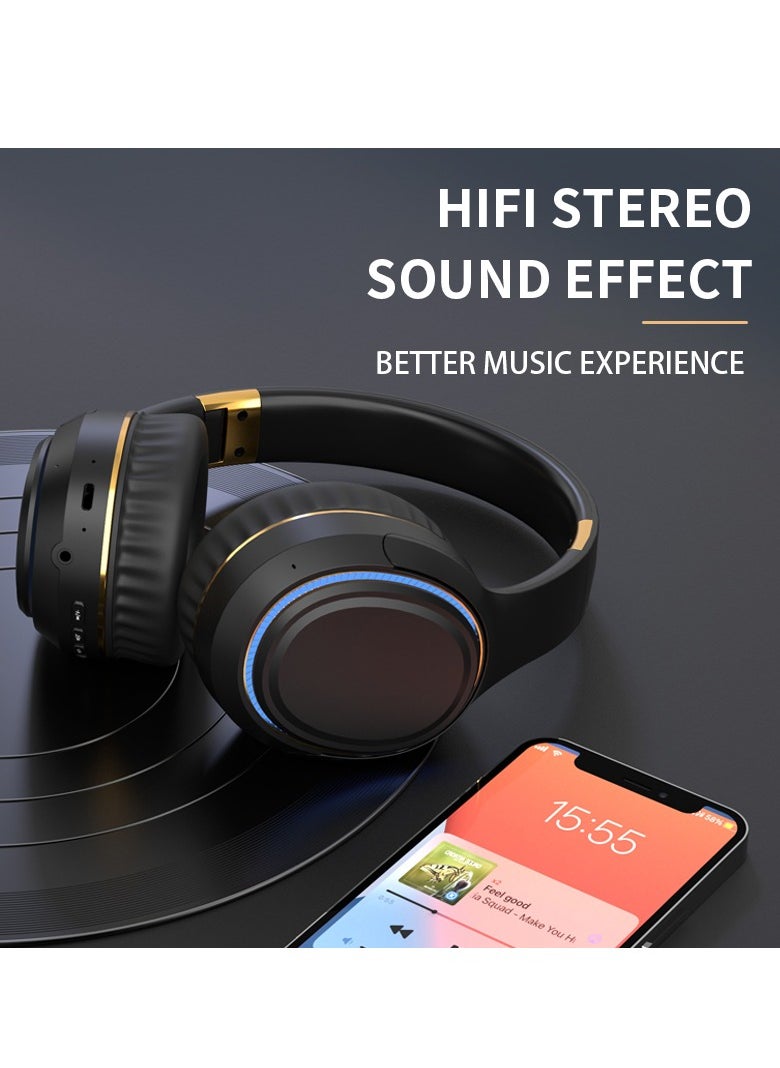 Music Pioneer - H6 ANC/ENC Noise Cancelling Headphones, Reduce Noise by Up to 98%, 16H Playtime, App Control, LDAC Hi-Res Wireless Audio, Comfortable Fit, Clear Calls, Bluetooth 5.3 - Image 1