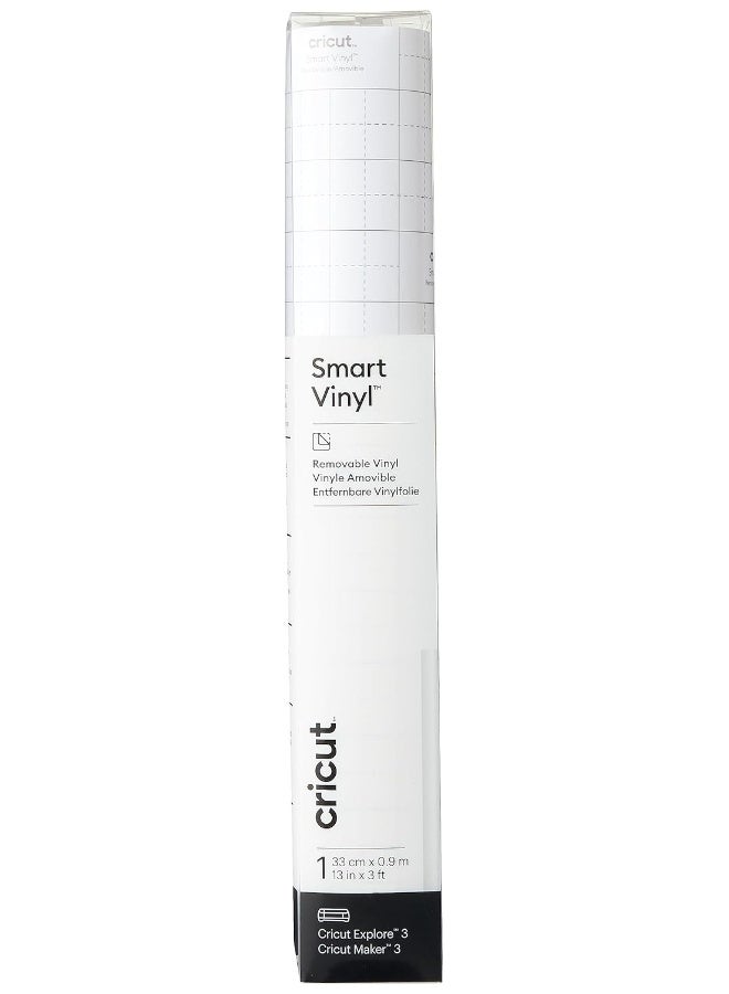 Cricut Smart Vinyl Removable 33x91 Cm 1 Sheet White - Image 1