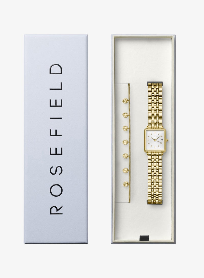 Rosefield Boxy Women Watch with Charm Bracelet - BMWLBG-X241 - Image 5