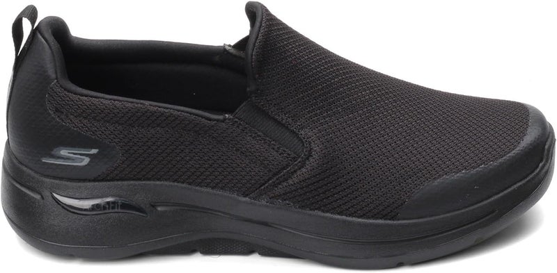 Skechers Men's Gowalk Arch Fit Athletic Slip-On Casual Loafer Walking Shoe Sneaker - Black - Image 2