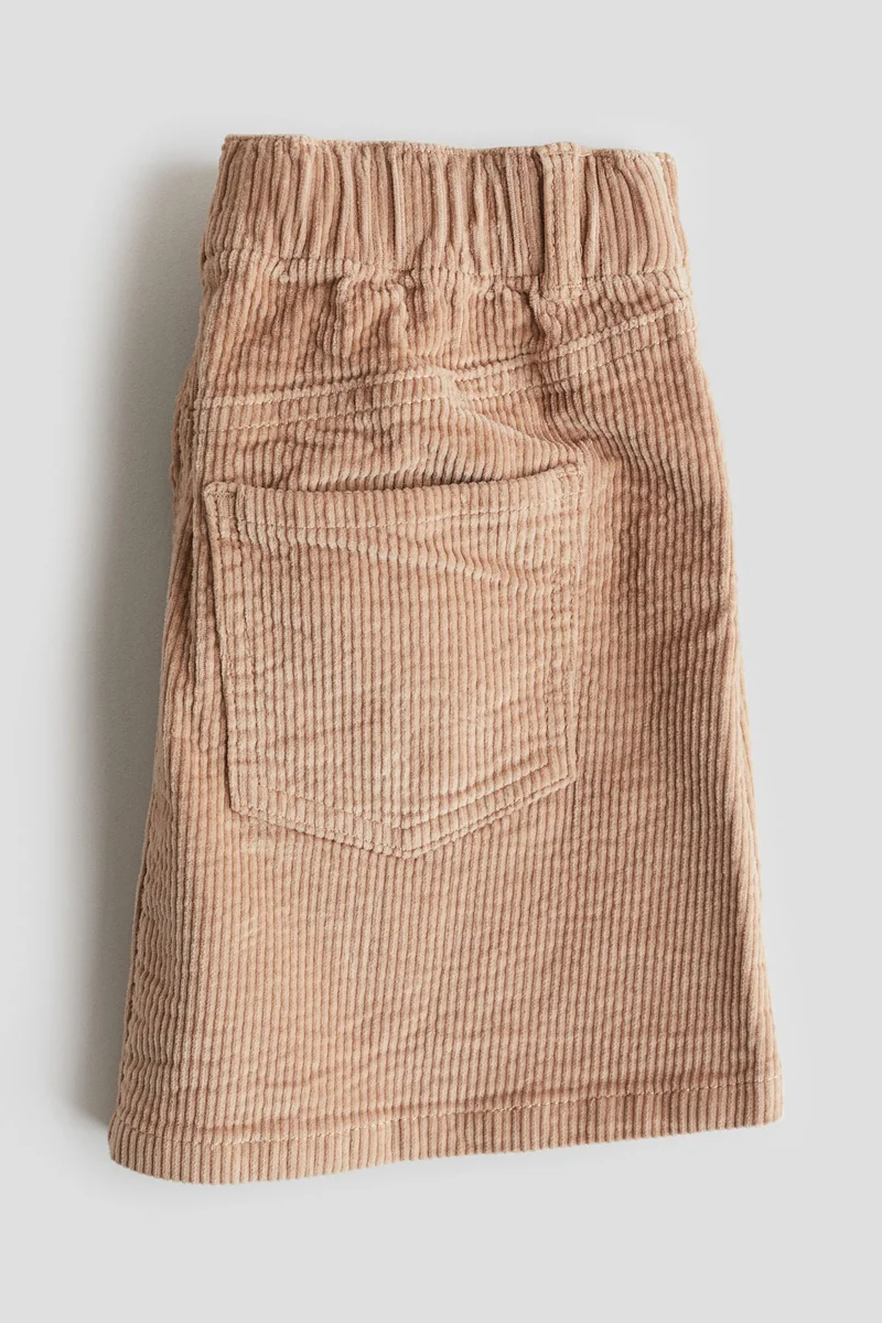 H&M Cotton Corduroy Skirt