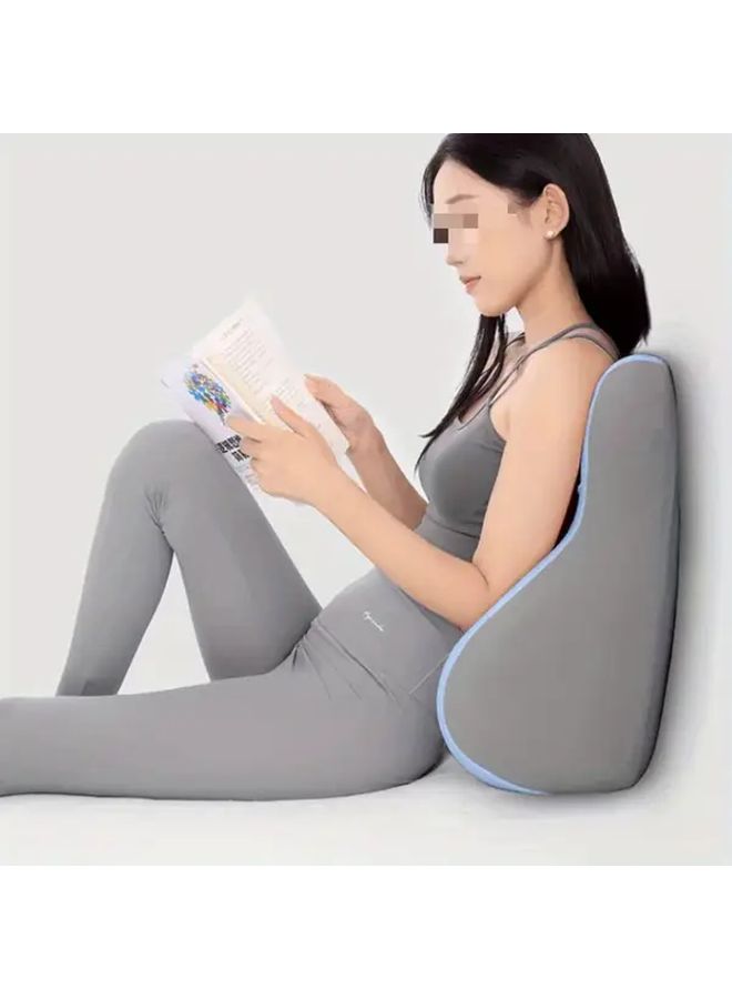 Blue Neck Cervical Support Pillow Multi Functional Backrest Foot Pad Suitable For Reading Outdoor Activities Rest And Couple Dating Four Seasons Use - Image 1