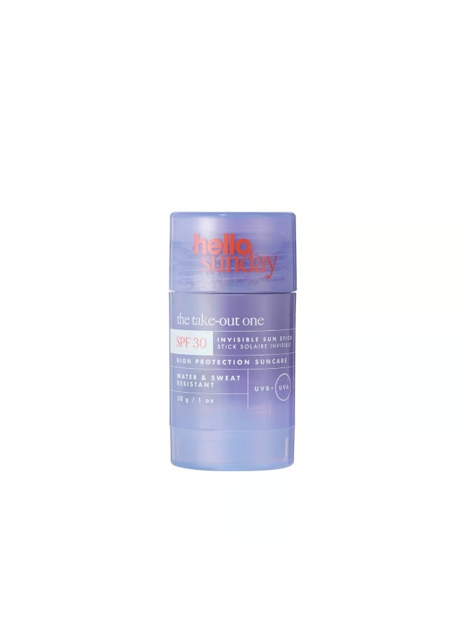 Hello Sunday The Take-Out One Invisible Sun Stick SPF30 30g - Image 1