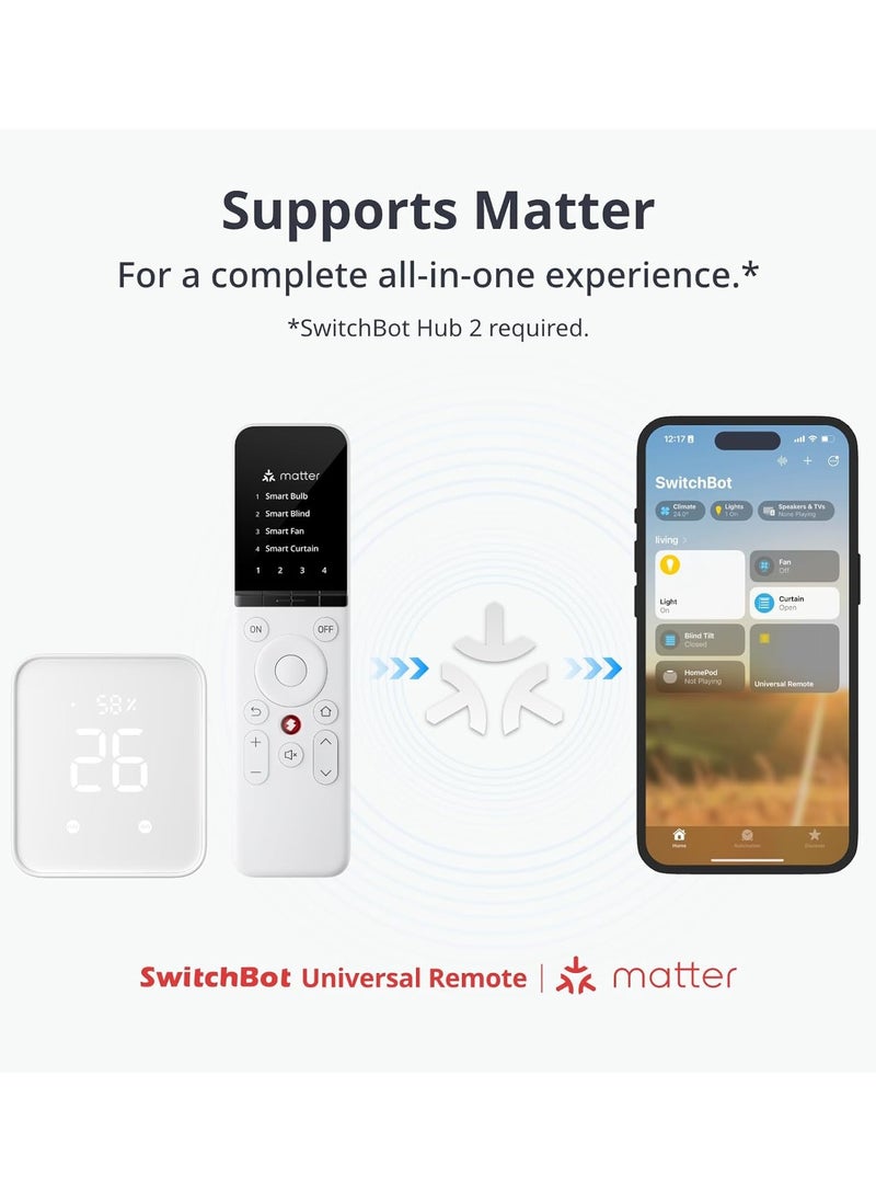 SwitchBot SwitchBot Universal Remote Control with Customizable APP, All-in-one Smart Remote Control  - Image 5